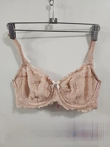 Victoria's Secret Unlined Demi Floral Lace Adjustable Strap Bra Womens size 34D - Picture 1 of 4