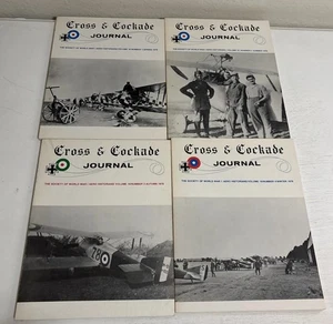 Complete 1978 Set Of Cross & Cockade Journal PB Books The Society Of World War 1 - Picture 1 of 14