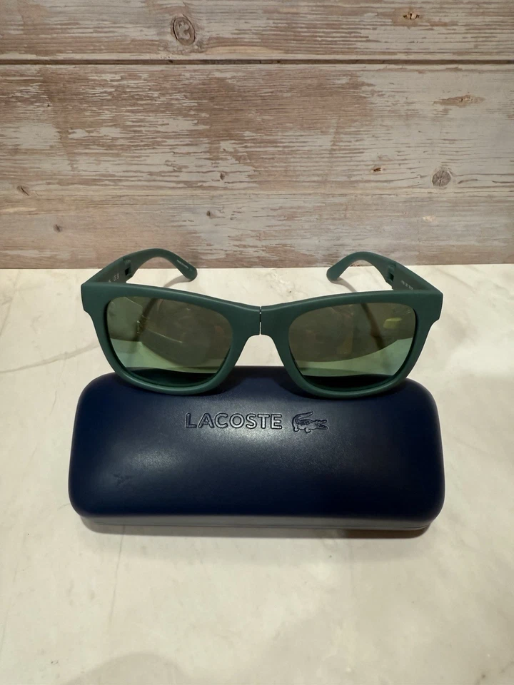 Очки солнцезащитные LACOSTE L778S 315 матовая зеленая оправа зеленые линзы новые 🔥 отличная цена - Изображение 1 из 4