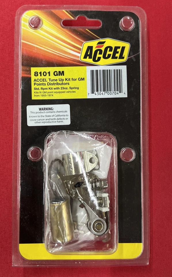 ACCEL 8101ACC Points Ignition Tune Up Kit for GM Points Distributors - Image 1 of 1
