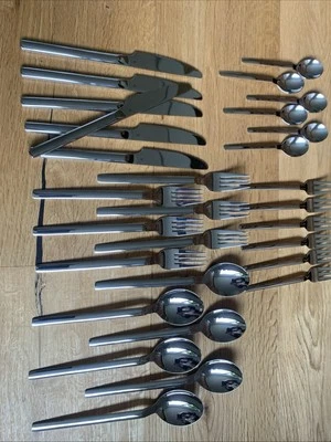 WMF Vivaldi Cromargan Acciaio Inox Posate Lucidato 6 Persone 30 Parti Alto Stato - Immagine 1 di 4