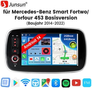 8'' Für Mercedes Benz Smart Forfour Fortwo 453 Android Autoradio GPS BT Carplay  - Bild 1 von 17