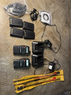 Baofeng UV-5R Radio Bundle – Everything Included – Tested & Working - Image 1 of 4