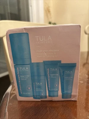 TULA Skincare : Travel Size Acne & Blemish Fighting Kit Clear Skin Starters -NEW - Image 1 of 4
