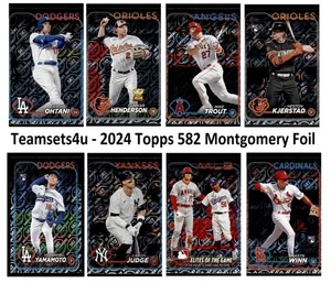 2024 Topps 582 Montgomery Foil Parallel 500-700 ** Set Break ** Pick Your Card * - Bild 1 von 649
