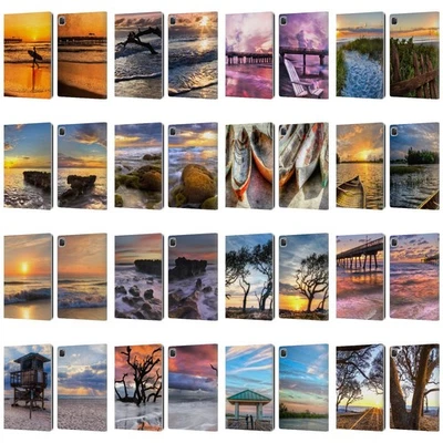 OFFICIAL CELEBRATE LIFE GALLERY BEACHES LEATHER BOOK CASE FOR APPLE iPAD - Image 1 of 4