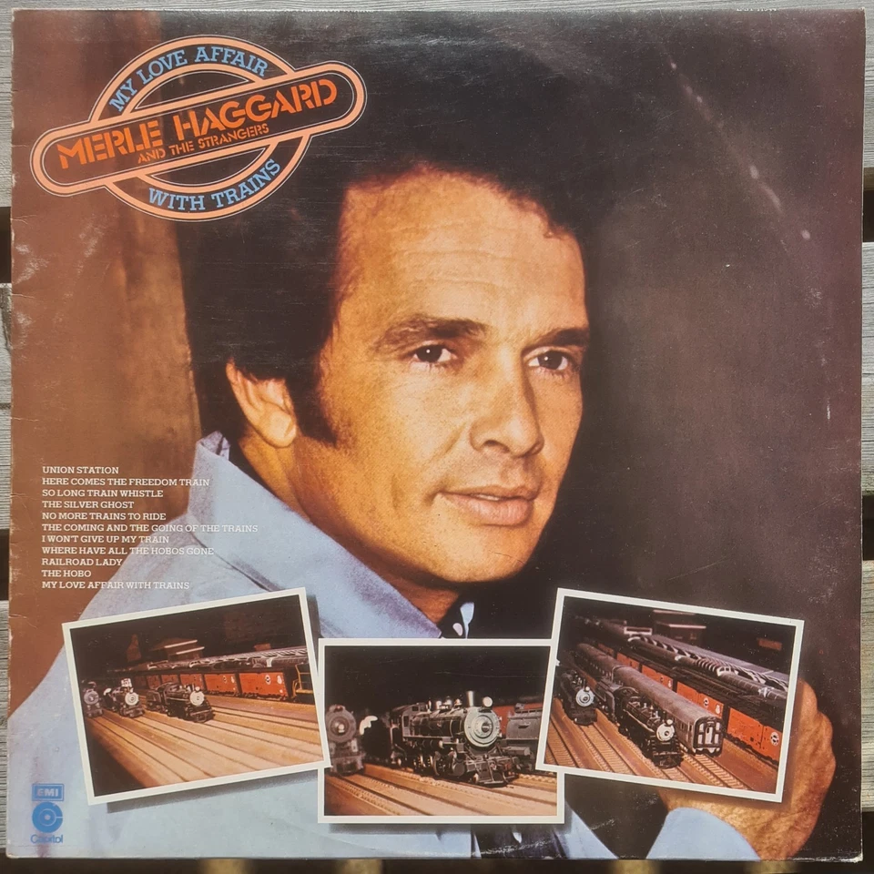 Merle Haggard My Love Affair with Train 1976 12" Vinyl LP - Image 1 of 1