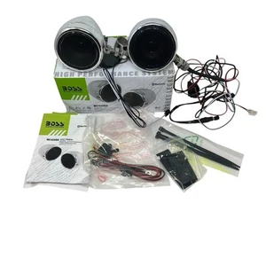 Boss Audio MC425BA 600W Motorrad ATV Soundsystem Bluetooth Chrom Wasserdicht - Bild 1 von 12