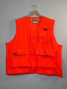 Vintage Gamehide Sneaker Big Game Blaze Orange Hunting Vest - Men's 3XL - Picture 1 of 12