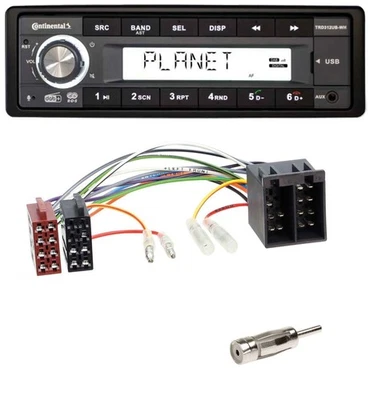 Continental USB 1DIN AUX DAB MP3 Autoradio für Porsche Boxster (1996-2004) - Bild 1 von 4