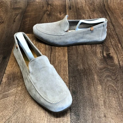 Женские серо-коричневые замшевые туфли на плоской подошве El Naturalista размер ЕС 41 (США 9,5) без шнуровки Minamalist - Изображение 1 из 4