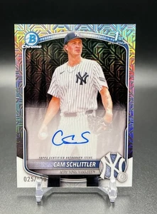 2025 Bowman Chrome CAM SCHLITTLER 1ST AUTO HTA Choice Refractor 025/150 CPA-CSC - Picture 1 of 2