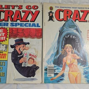 JAWS Crazy Magazines Jaws in Super Special & JAWS vintage 1977, 1978 by Stan Lee - Picture 1 of 18
