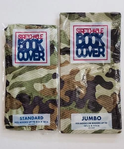 1 set of Standard/Jumbo Stretchable Book Covers Socks Student Textbook - Imagen 1 de 1