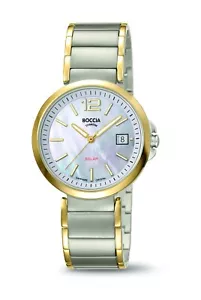 Boccia Damenuhr analog Solar mit Titanarmband 3332-02 - Bild 1 von 1