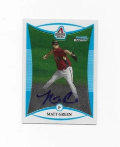 2008 Bowman Chrome Prospects #BCP266 Matt Green AU AUTO DIAMONDBACKS - Picture 1 of 1