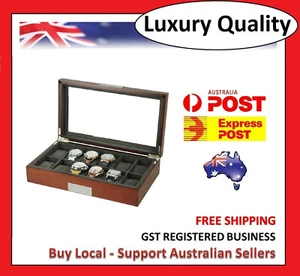 Hand Made Watch Cabinet Luxury Case Storage Display Box Jewellery Watches thr0 - Picture 1 of 7