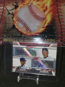 John Maine / Philip Humber 2007 Topps Co-Signers Dual Auto #CS-MH