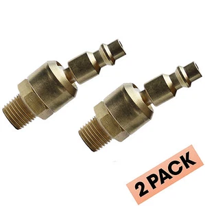 Uffy Estilo Industrial Bola Giratoria 1/4" Conectar NPT Macho Herramienta de Aire Rápido Ajuste M - Imagen 1 de 5