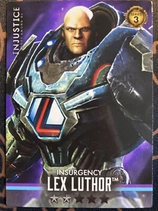 Injustice Gods among Us Arcade Series 3 24/120 Insurgency Lex Luthor Non Foil - Picture 1 of 3