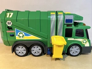 Recycling Truck Toy with Light & Sound Lift Open Back Garbage Truck with Bin - Picture 1 of 6