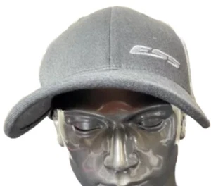 ESS Eye Safety Systems Gray Hat Baseball Cap FLEXFIT By Yupoong - Picture 1 of 7