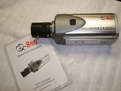 Home or Office Security Camera -  Q-See QPSCDC Color CCD Security Camera - Image 1 of 4