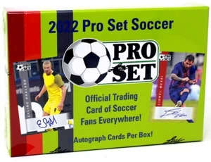 2022 PRO SET SOCCER HOBBY 10 BOX CASE BLOWOUT CARDS - Picture 1 of 2