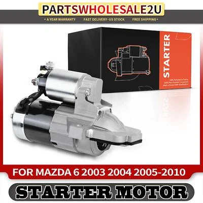 Nuevo Motor De Arranque para Mazda 6 2003-2010 2.3L 2.5L 1.4KW 12Voltios CW Rotación 11T Foto 1 de 4