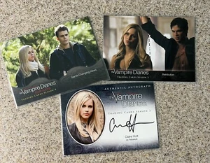 VAMPIRE DIARIES Season 3 ClAIRE HOLT AUTOGRAPH as REBEKAH Card A11 - Picture 1 of 2