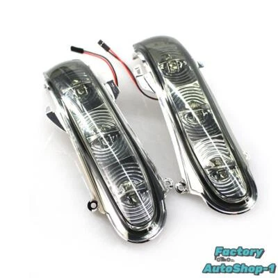2x For Mercedes Benz W220 W215 S/CL Side Mirror Turn Signal Light Smoky len Foto 1 de 4
