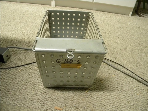 Five Vintage Locker Pool Gym Wire Metal Basket-The Washburn Company same as Lyon Cover