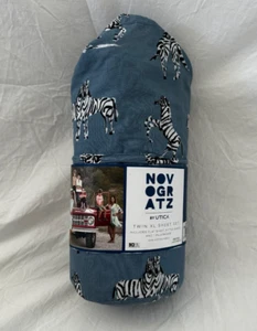 3 pc NOVOGRATZ Zebra Twin XL Sheet Set NIP - Picture 1 of 5