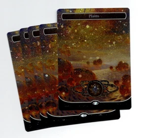 MTG Unfinity Plains Planetary Full Art Galaxy Foil Lot of 5 #486 NBP - Picture 1 of 1