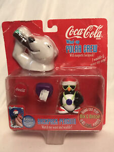 Coca-Cola Wind-up Polar Crew Backpack Penguin watch me wave & waddle Trendmaster