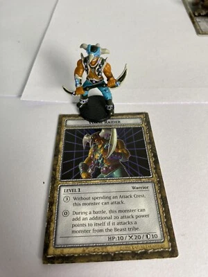 1996 Yugioh Dungeon Dice Monsters 1.5" Vorse Raider Mini Action Figure Mattel. - Image 1 of 4