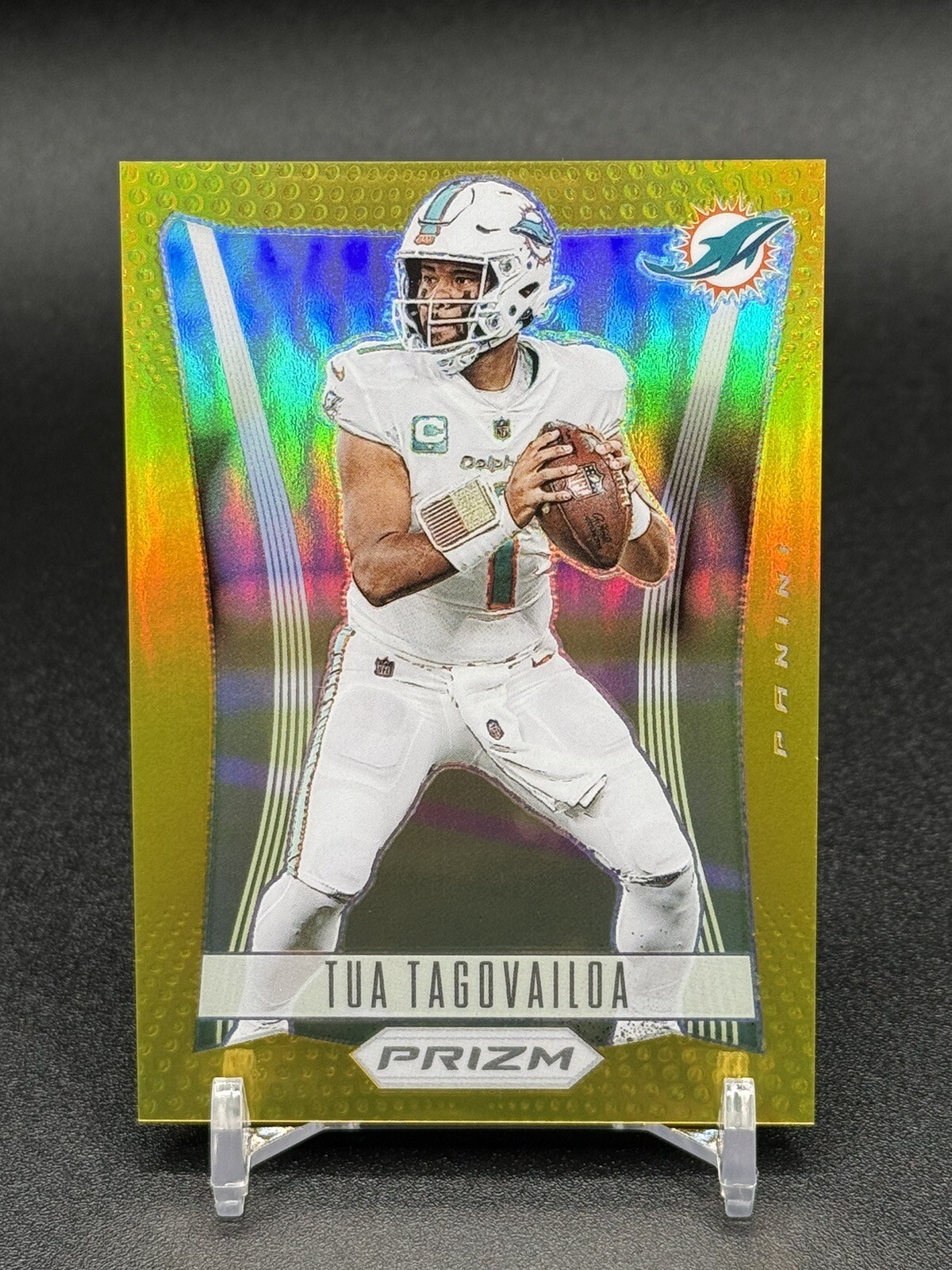 2023 Panini Prizm Tua Tagovailoa Gold Flashback 5/10