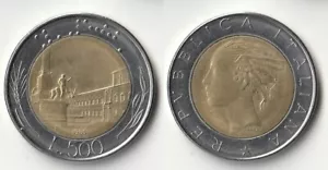 1985 Italy 500 lire coin - Picture 1 of 1