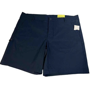 All in Motion Shorts Men’s 38 Blue Golf Flat Front Quick Dry Active New - Picture 1 of 12