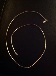 Sterling Silver 18" Necklace B43 - Picture 1 of 12