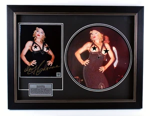 MADONNA "The Girlie Talk" Original oversize LP (1/1) Signed Display (LOA) RARE++ - Picture 1 of 7