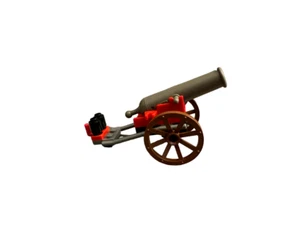 Lego Kanonenwagen rot Dark Gray | Piraten Castle Western Burg Kanone - Bild 1 von 2