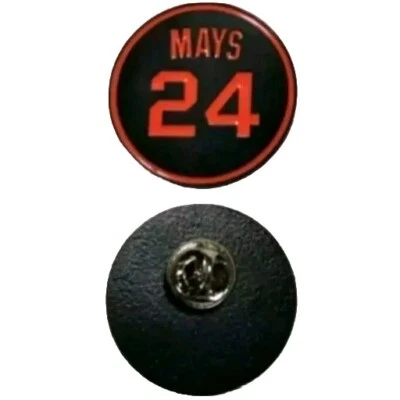Willie Mays Memorial Pin (not a jersey patch) - San Francisco Giants - Image 1 of 2