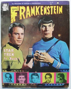 CASTLE OF FRANKENSTEIN #14 ~ Horror Sci-Fi Magazine 1969 STAR TREK, RAY BRADBURY - Picture 1 of 7