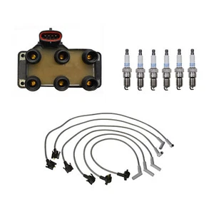 Denso Ignition Coil Wire Set 6 Platinum TT Spark Plugs Kit For Ford 4.2 V6 VIN 2 - Picture 1 of 1