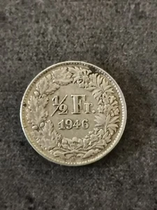 1/2 FRANC SUISSE ARGENT 1946 / SWITZERLAND SILVER - Imagen 1 de 2