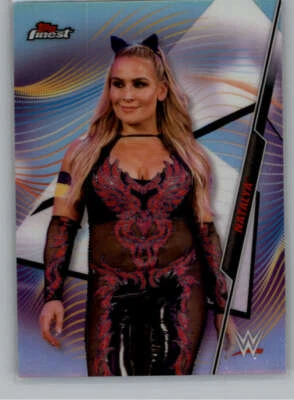 2020 Topps Finest REFRACTOR Wrestling Card SP #103 Natalya NM-MT Raw WWE ID:1840 - Image 1 of 2