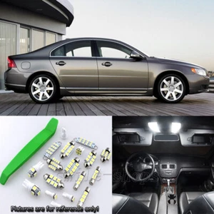 Super White 20pcs Interior LED Light Kit for 99-06 Volvo S80 Sedan + Free Tool - Picture 1 of 8