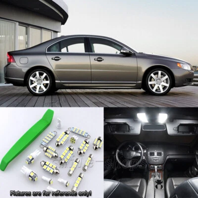 Kit de luz LED interior super branco 20 peças para 99-06 Volvo S80 Sedan + ferramenta grátis - Imagem 1 de 4