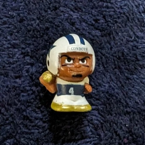 NFL Teenymates Series X DALLAS Cowboys RARE 1/256 Dak Prescott Throwback Jersey Cover